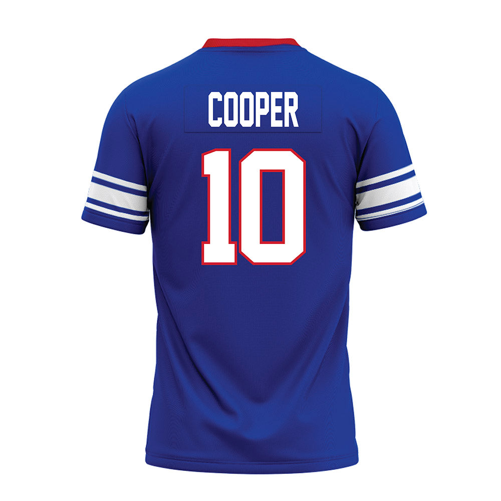 SMU - NCAA Football : Jalen Cooper - Premium Football Jersey-1
