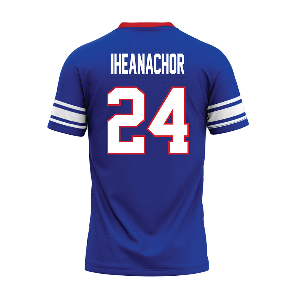 SMU - NCAA Football : Mark Iheanachor - Premium Football Jersey-1