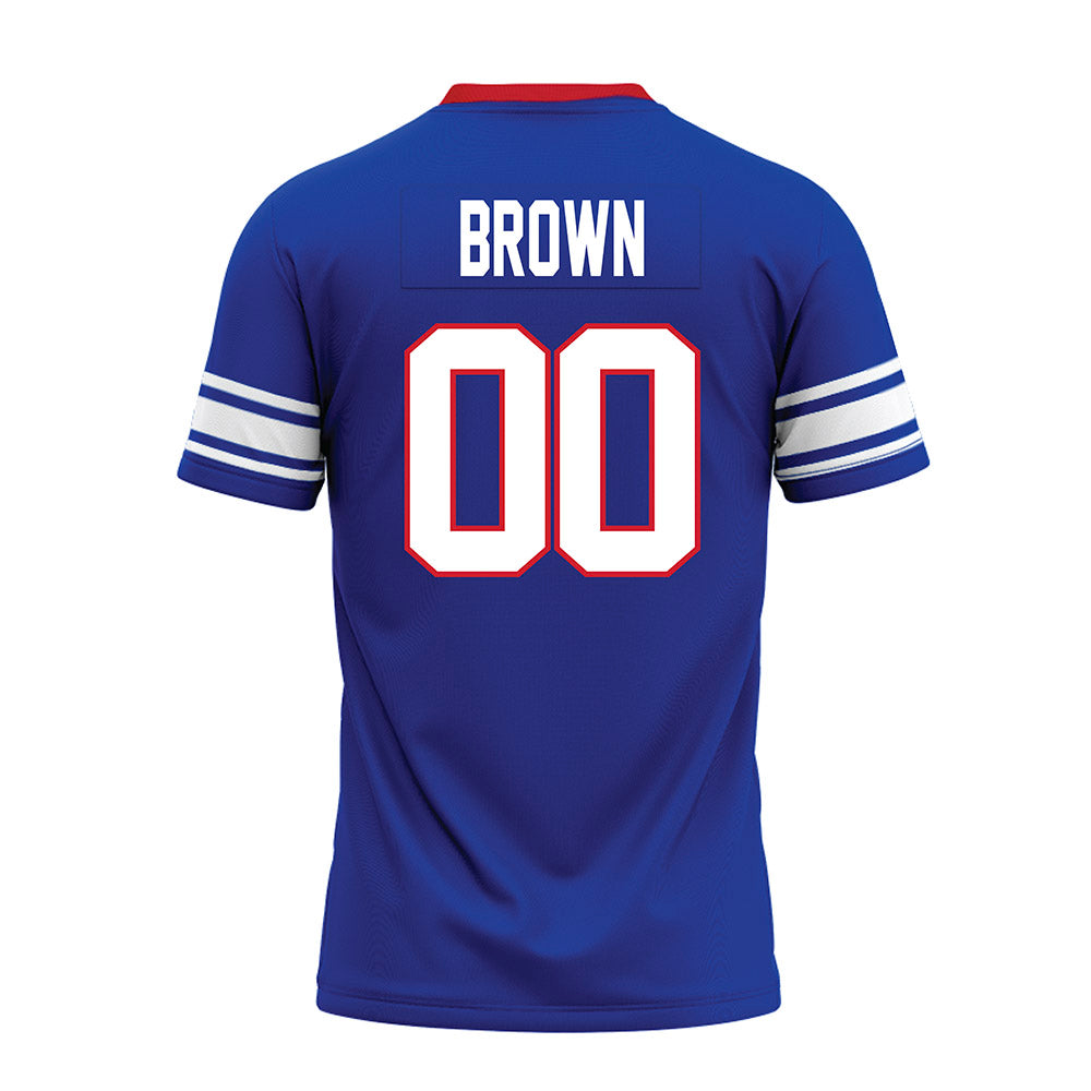 SMU - NCAA Football : Carterrious Brown - Premium Football Jersey-1