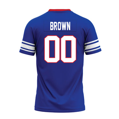 SMU - NCAA Football : Carterrious Brown - Premium Football Jersey-1