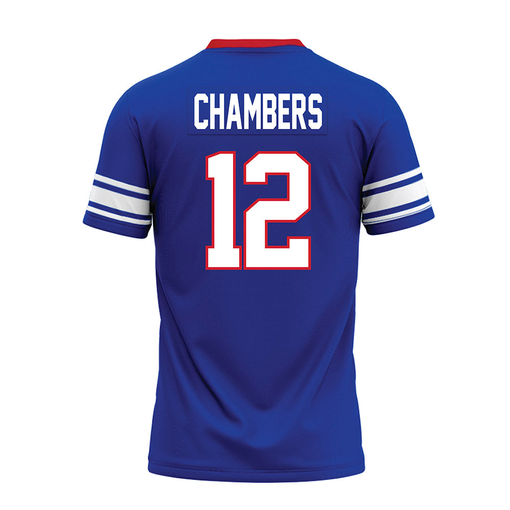 SMU - NCAA Football : Kyron Chambers - Premium Football Jersey-1