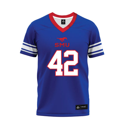 SMU - NCAA Football : Will Locke - Premium Football Jersey-0