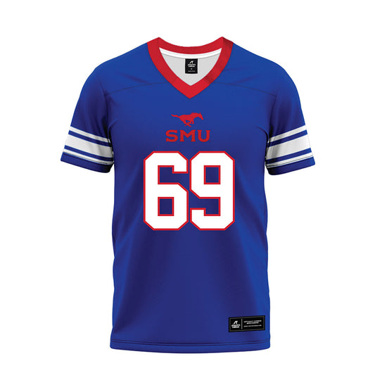 SMU - NCAA Football : Nate Anderson - Premium Football Jersey-0