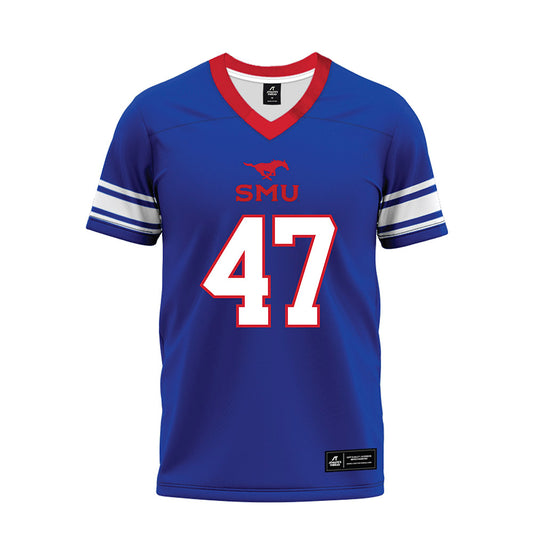 SMU - NCAA Football : Nic Heck - Premium Football Jersey