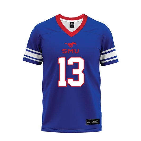 SMU - NCAA Football : Jaelyn Davis-Robinson - Premium Football Jersey-0
