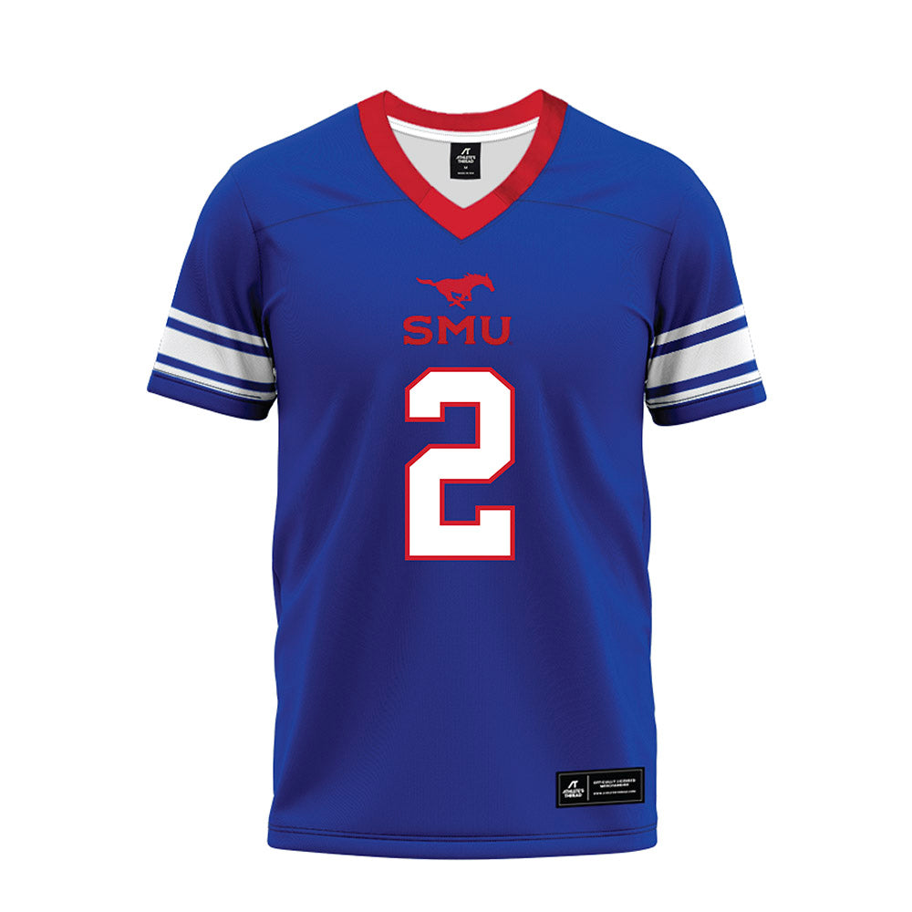 SMU - NCAA Football : Zadian Gentry - Premium Football Jersey-0