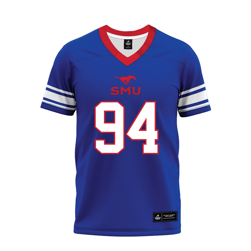 SMU - NCAA Football : Jonathan Jefferson - Premium Football Jersey-0