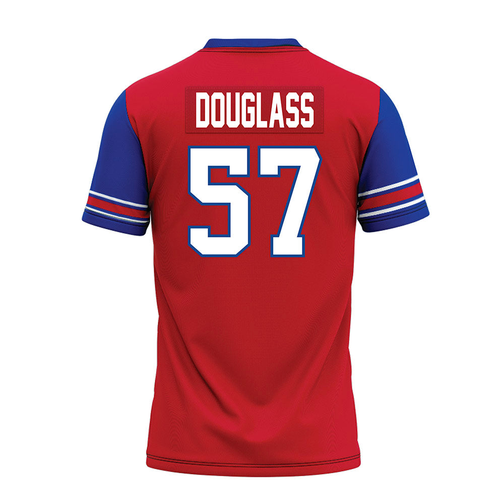 SMU - NCAA Football : Henry Douglass - Red Premium Football Jersey-1