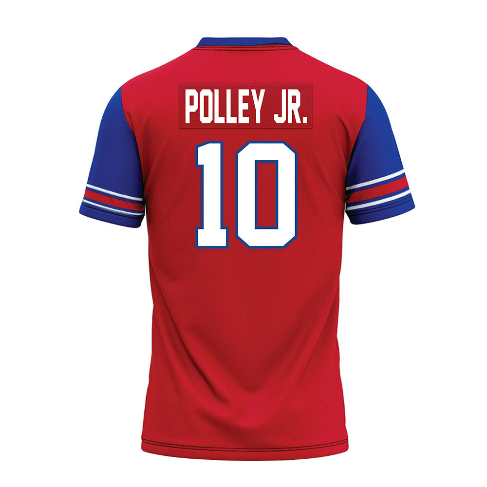 SMU - NCAA Football : Tyren Polley Jr. - Red Premium Football Jersey-1
