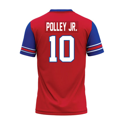 SMU - NCAA Football : Tyren Polley Jr. - Red Premium Football Jersey-1