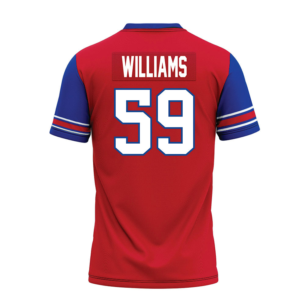 SMU - NCAA Football : Pj Williams - Red Premium Football Jersey-1