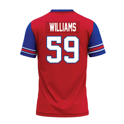 SMU - NCAA Football : Pj Williams - Red Premium Football Jersey-1