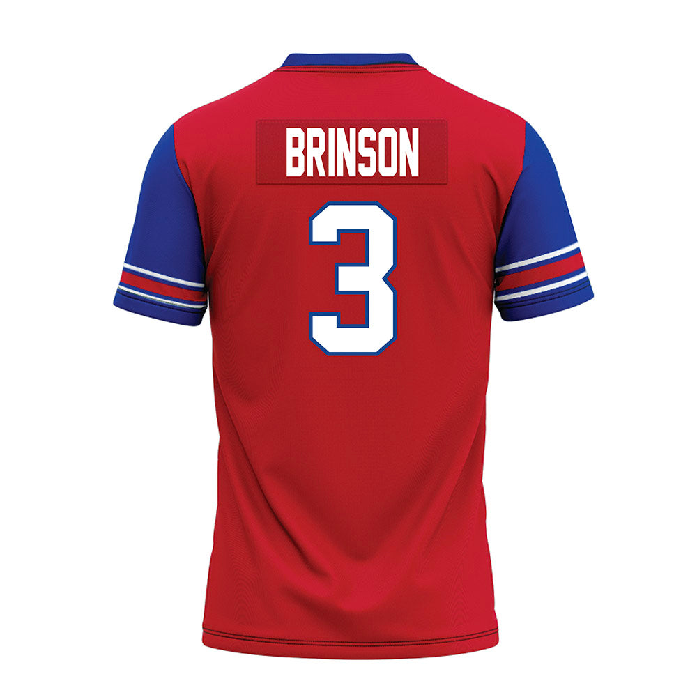SMU - NCAA Football : Romello Brinson - Red Premium Football Jersey-1
