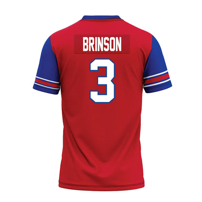SMU - NCAA Football : Romello Brinson - Red Premium Football Jersey-1