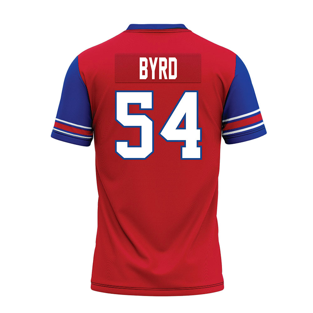 SMU - NCAA Football : Savion Byrd - Red Premium Football Jersey-1