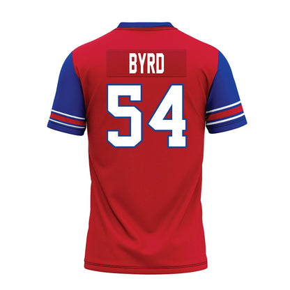 SMU - NCAA Football : Savion Byrd - Red Premium Football Jersey-1