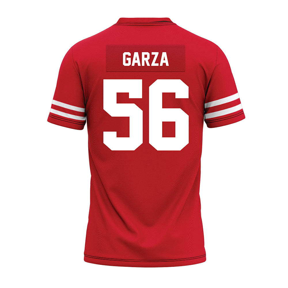 Houston - NCAA Football : Jacob Garza - Red Premium Football Jersey-1