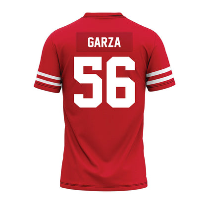 Houston - NCAA Football : Jacob Garza - Red Premium Football Jersey-1