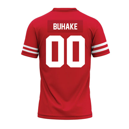 Houston - NCAA Football : Travis Buhake - Red Premium Football Jersey-1
