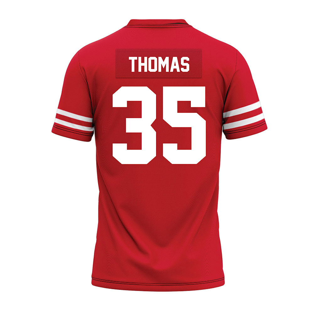 Houston - NCAA Football : Kaleb Thomas - Red Premium Football Jersey-1