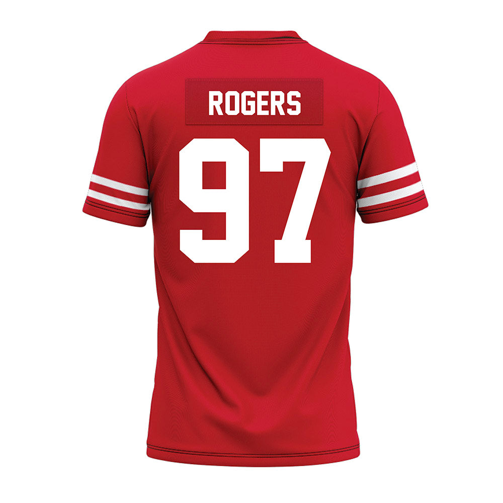 Houston - NCAA Football : Everitt Rogers - Red Premium Football Jersey-1