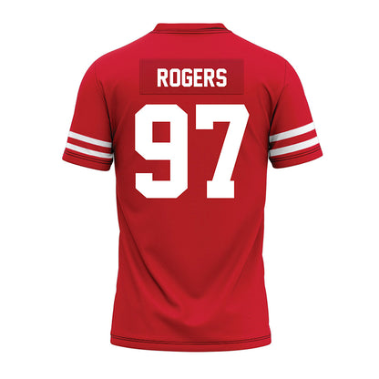 Houston - NCAA Football : Everitt Rogers - Red Premium Football Jersey-1