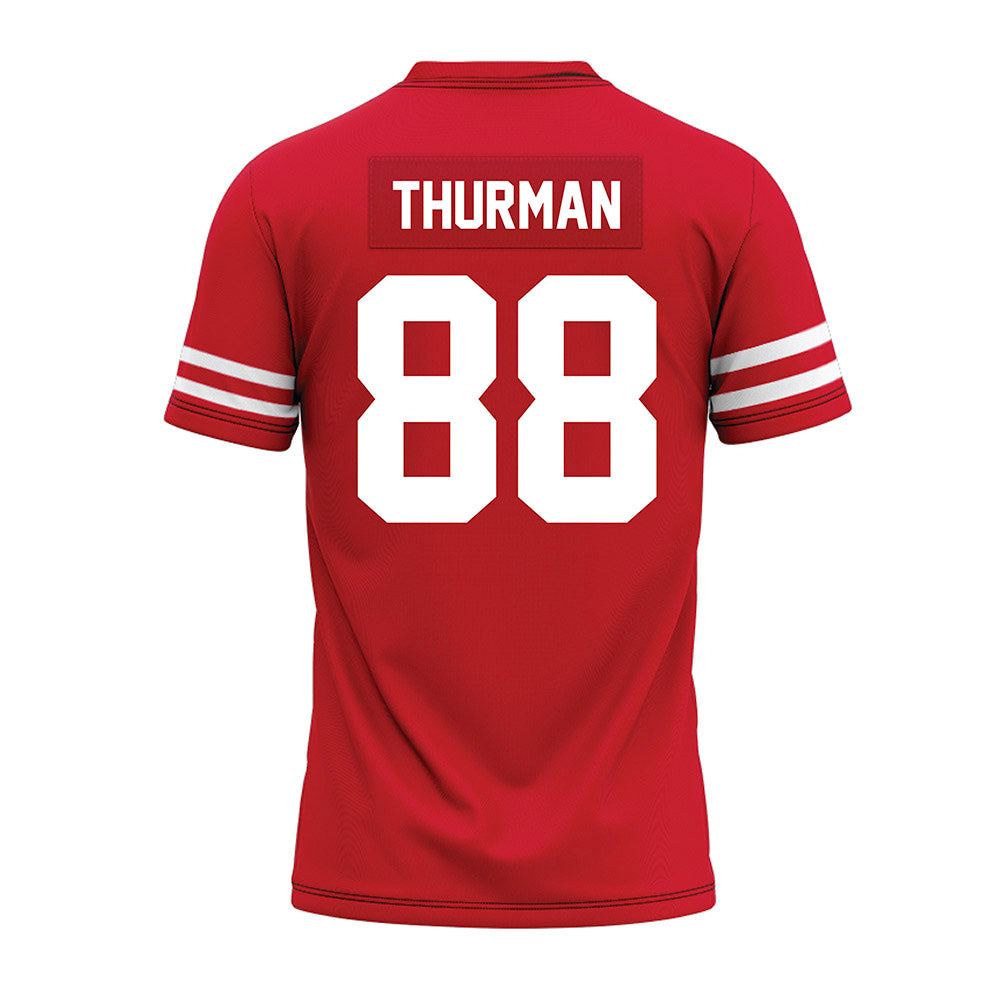 Houston - NCAA Football : Jacory Thurman - Red Premium Football Jersey-1