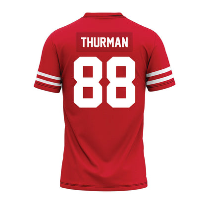Houston - NCAA Football : Jacory Thurman - Red Premium Football Jersey-1