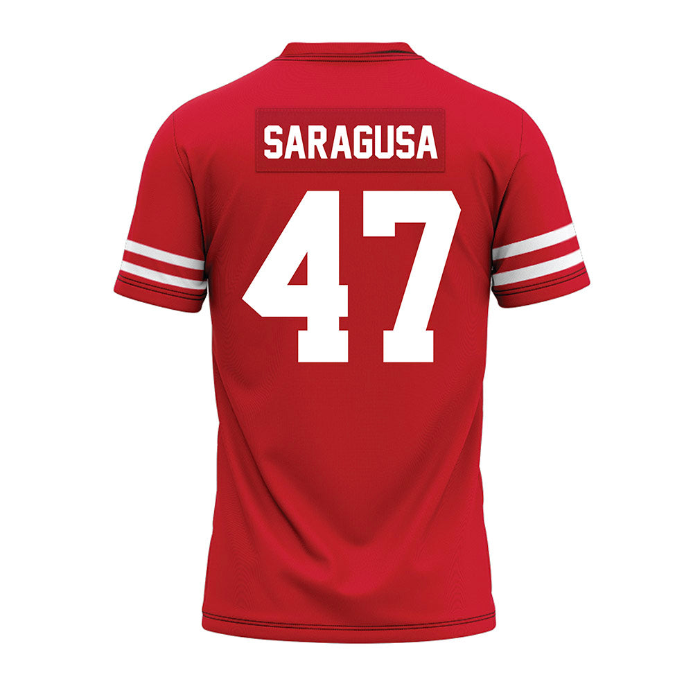 Houston - NCAA Football : Anthony Saragusa - Red Premium Football Jersey-1