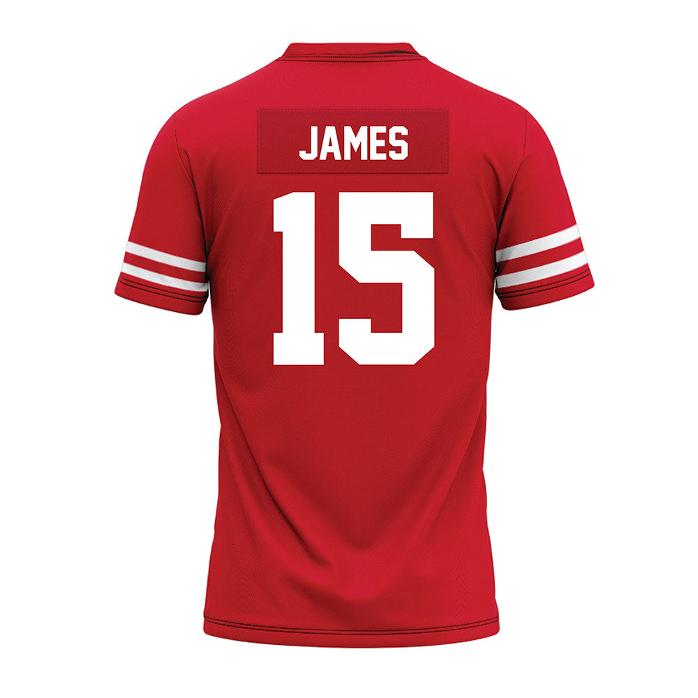 Houston - NCAA Football : Will James - Red Premium Football Jersey-1