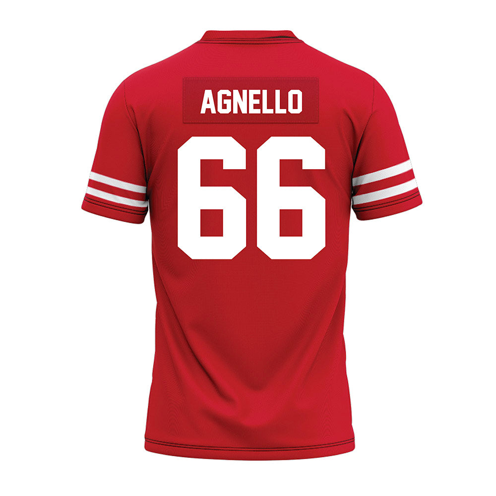 Houston - NCAA Football : McKenzie Agnello - Red Premium Football Jersey-1