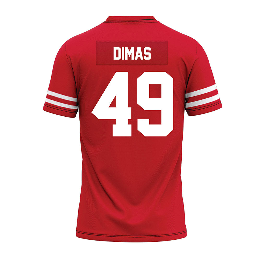 Houston - NCAA Football : Jonathan Dimas - Red Premium Football Jersey-1