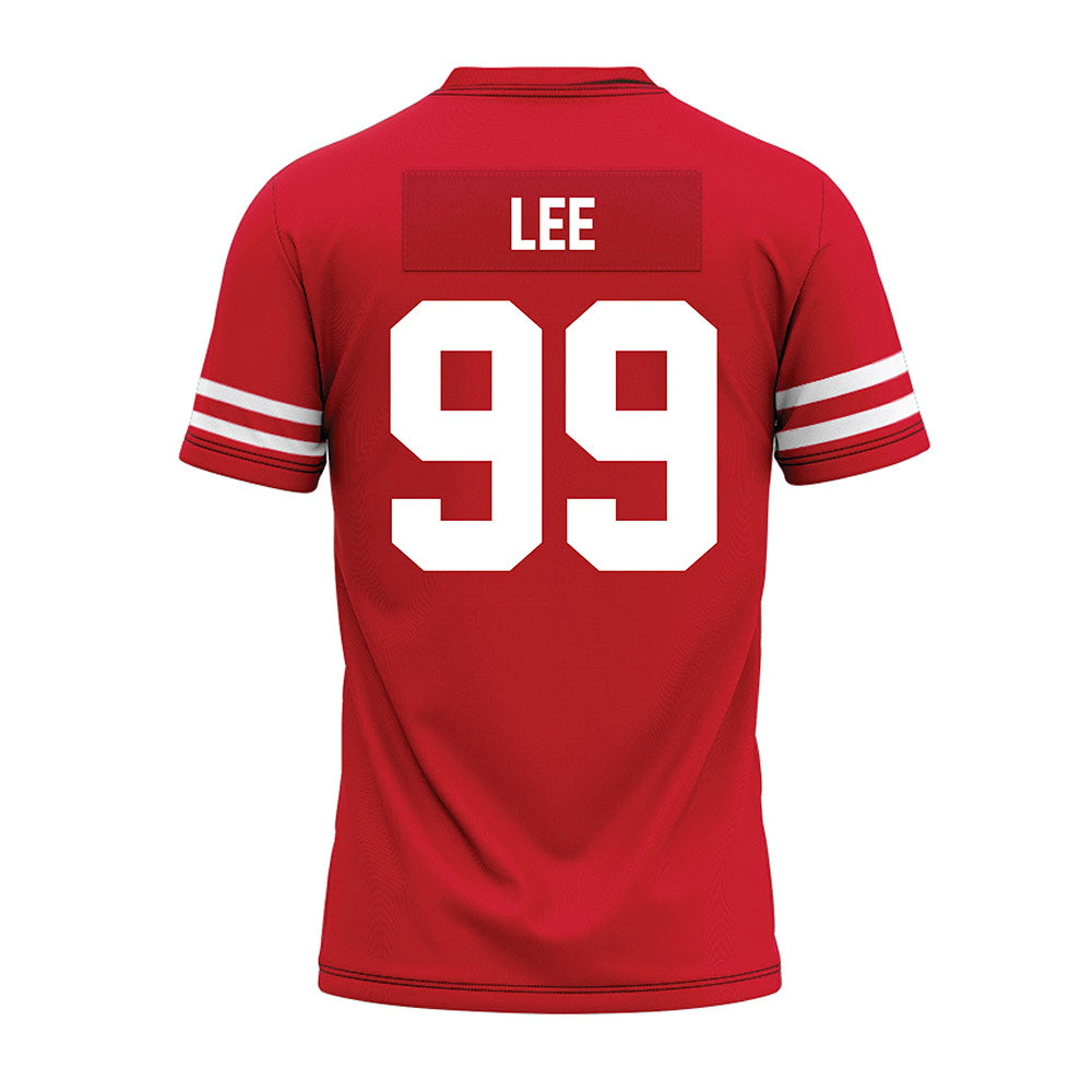 Houston - NCAA Football : Quindario Lee - Red Premium Football Jersey-1