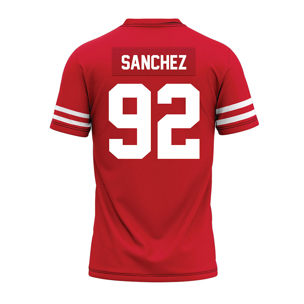 Houston - NCAA Football : Ethan Sanchez - Red Premium Football Jersey-1