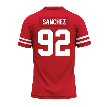 Houston - NCAA Football : Ethan Sanchez - Red Premium Football Jersey-1