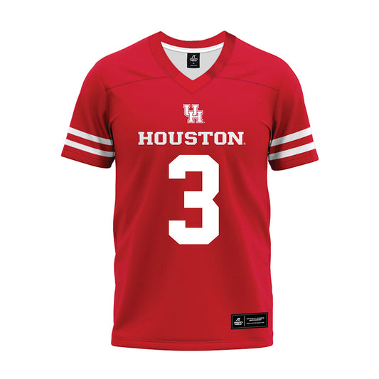 Houston - NCAA Football : Jalen Emery - Red Premium Football Jersey