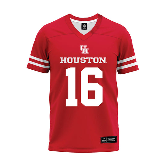 Houston - NCAA Football : Jayshon Ridgle - Red Premium Football Jersey-0