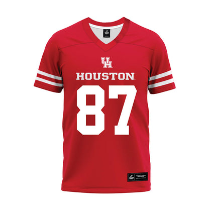 Houston - NCAA Football : Luke McGary - Red Premium Football Jersey-0