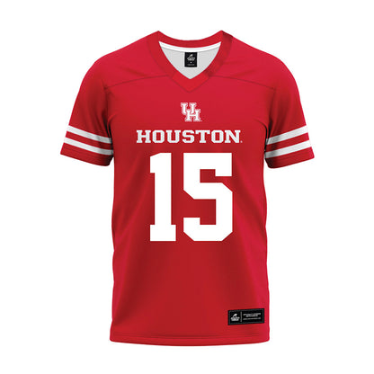 Houston - NCAA Football : Will James - Red Premium Football Jersey-0