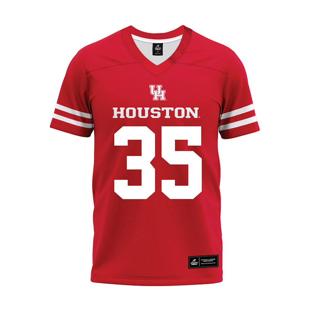 Houston - NCAA Football : Kaleb Thomas - Red Premium Football Jersey-0