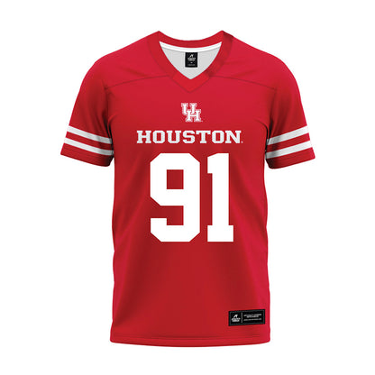 Houston - NCAA Football : Liam Dougherty - Red Premium Football Jersey-0