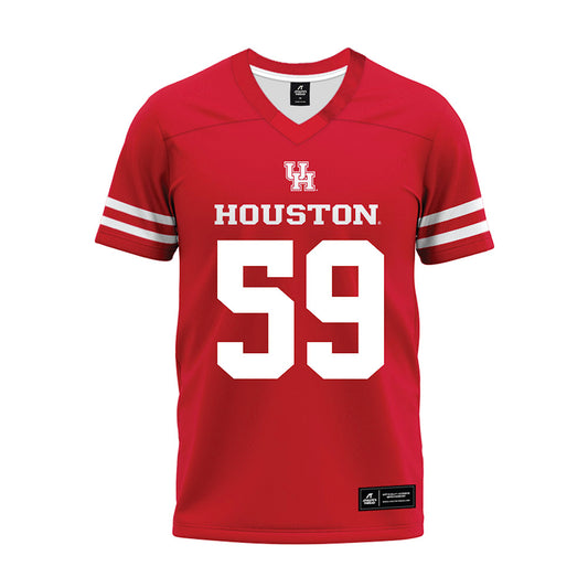 Houston - NCAA Football : Demetrius Hunter - Red Premium Football Jersey-0