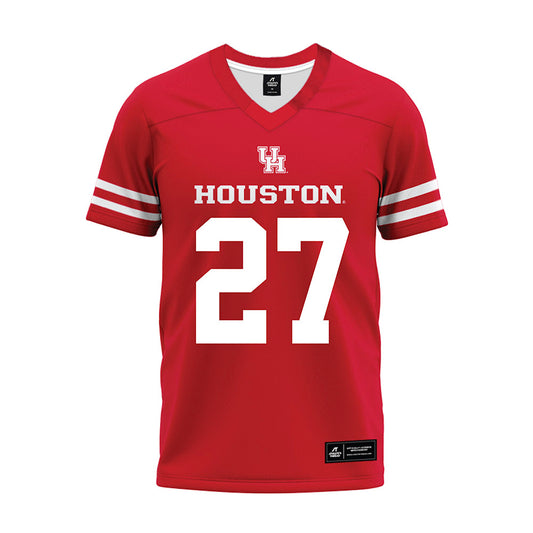 Houston - NCAA Football : Mudassir Abdullah - Red Premium Football Jersey-0