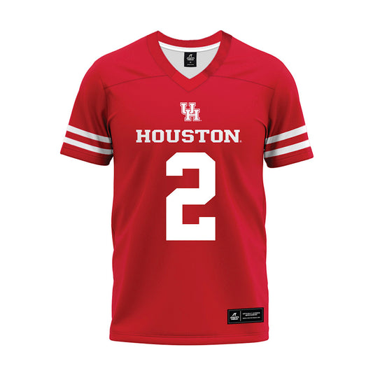 Houston - NCAA Football : Zeon Chriss-Gremillion - Red Premium Football Jersey-0