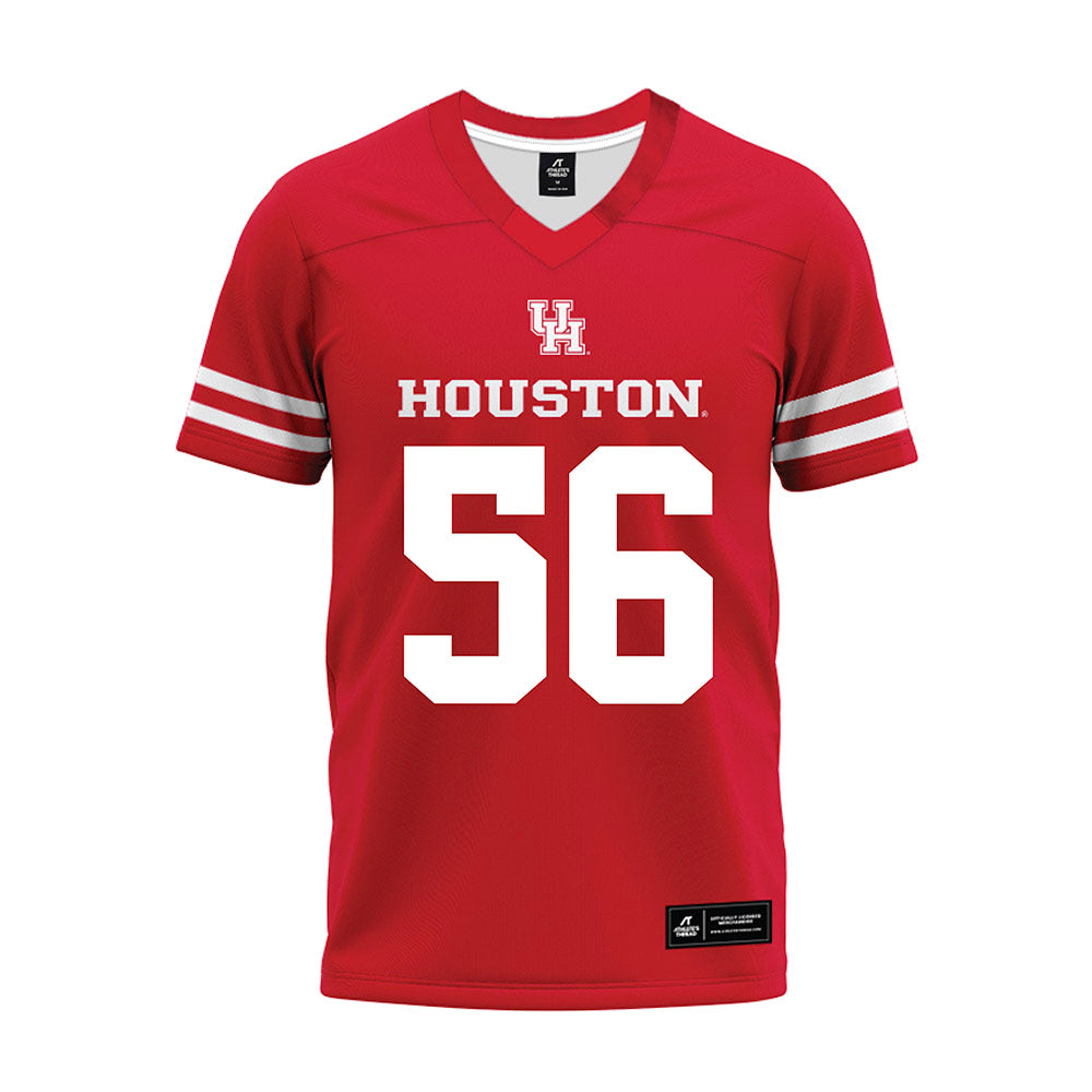 Houston - NCAA Football : Jacob Garza - Red Premium Football Jersey-0