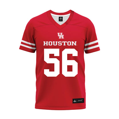 Houston - NCAA Football : Jacob Garza - Red Premium Football Jersey-0