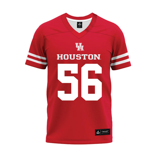 Houston - NCAA Football : Jacob Garza - Red Premium Football Jersey-0