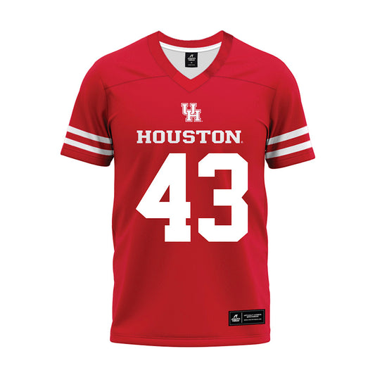 Houston - NCAA Football : Sheldon Rice - Red Premium Football Jersey-0