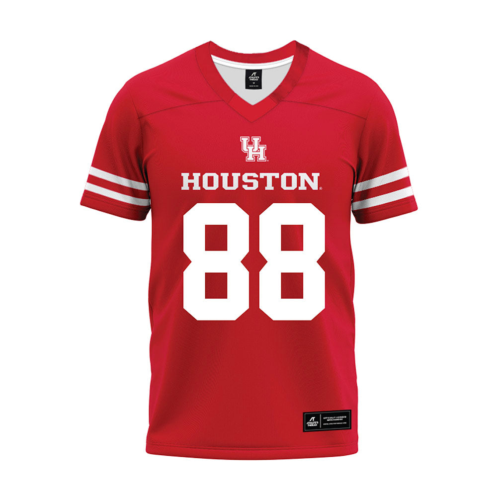 Houston - NCAA Football : Jacory Thurman - Red Premium Football Jersey-0