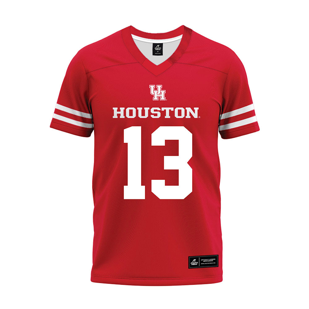 Houston - NCAA Football : Jayden York - Red Premium Football Jersey-0